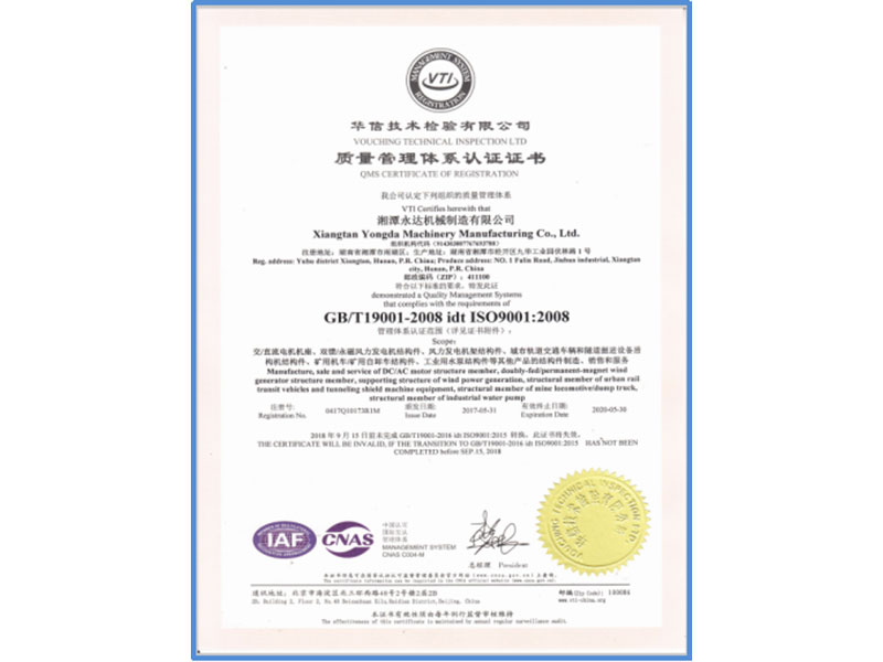 quality management system certification